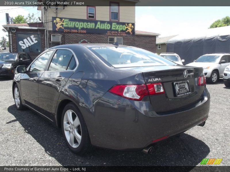 Grigio Metallic / Taupe 2010 Acura TSX Sedan
