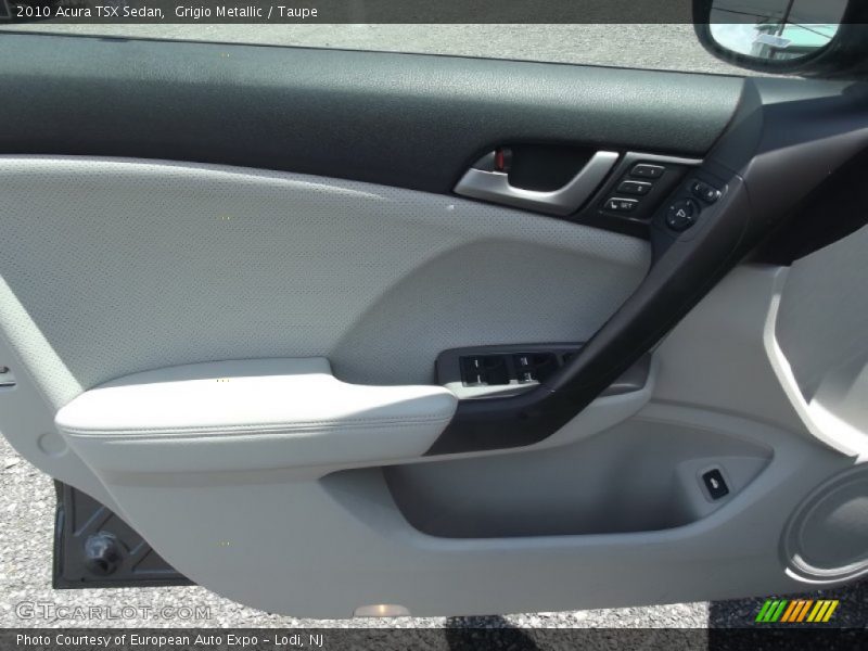 Grigio Metallic / Taupe 2010 Acura TSX Sedan