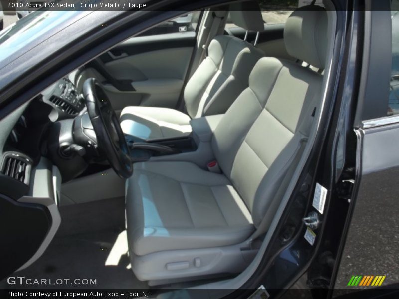 Grigio Metallic / Taupe 2010 Acura TSX Sedan