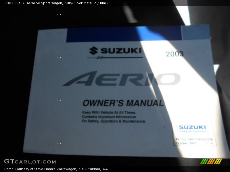 Silky Silver Metallic / Black 2003 Suzuki Aerio SX Sport Wagon
