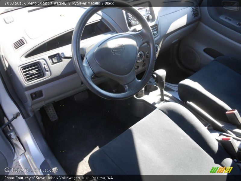 Silky Silver Metallic / Black 2003 Suzuki Aerio SX Sport Wagon