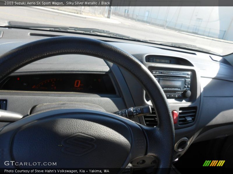 Silky Silver Metallic / Black 2003 Suzuki Aerio SX Sport Wagon