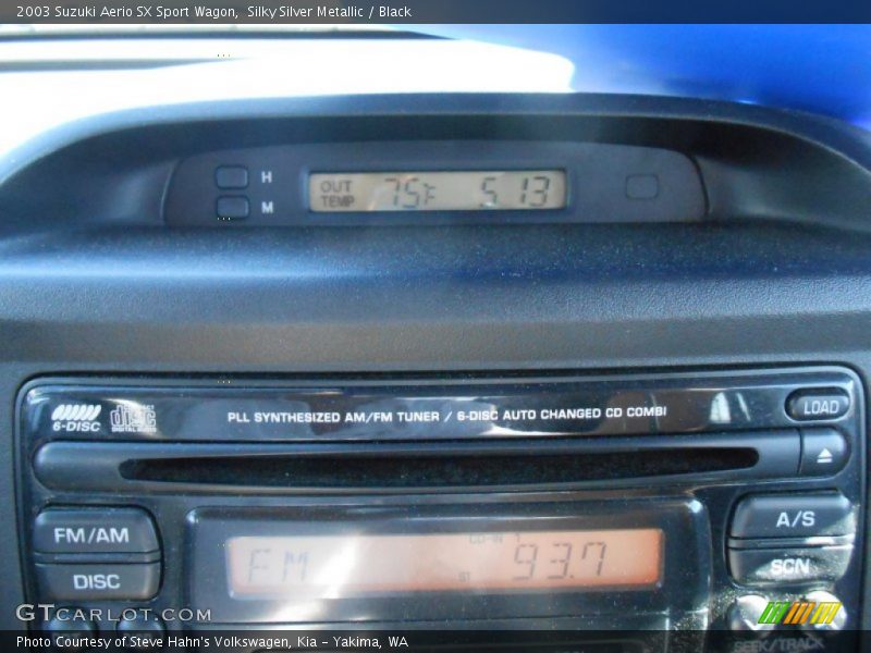 Silky Silver Metallic / Black 2003 Suzuki Aerio SX Sport Wagon