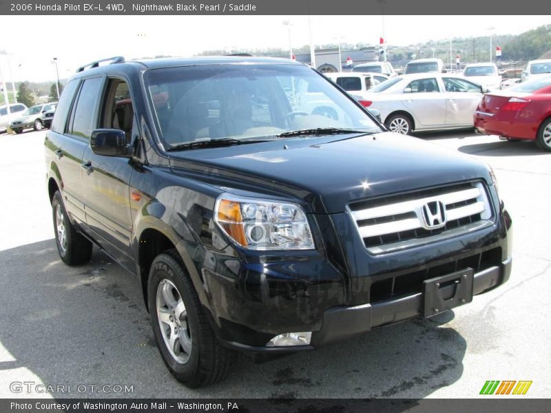 Nighthawk Black Pearl / Saddle 2006 Honda Pilot EX-L 4WD
