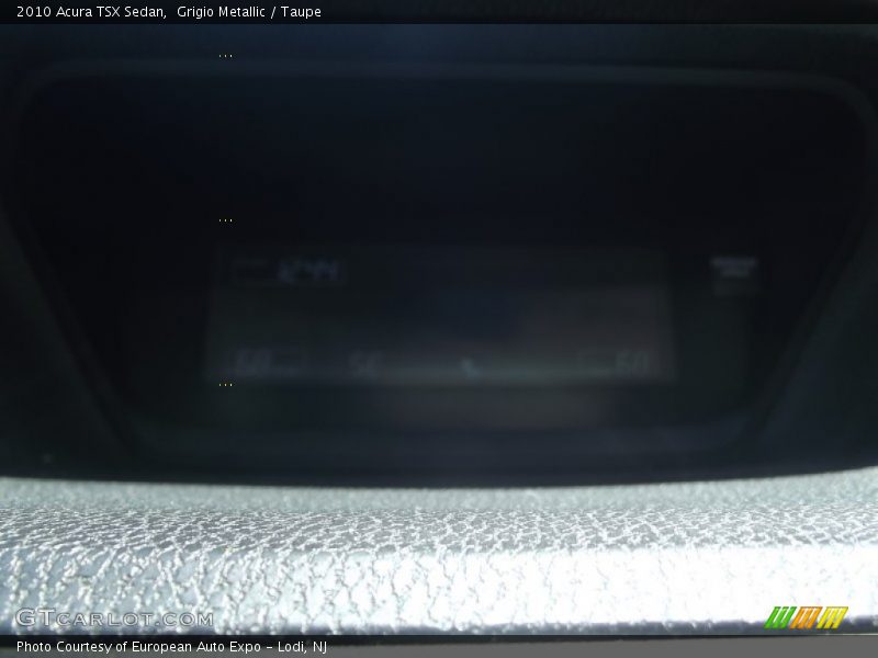 Grigio Metallic / Taupe 2010 Acura TSX Sedan