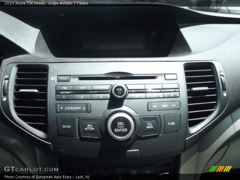 Grigio Metallic / Taupe 2010 Acura TSX Sedan