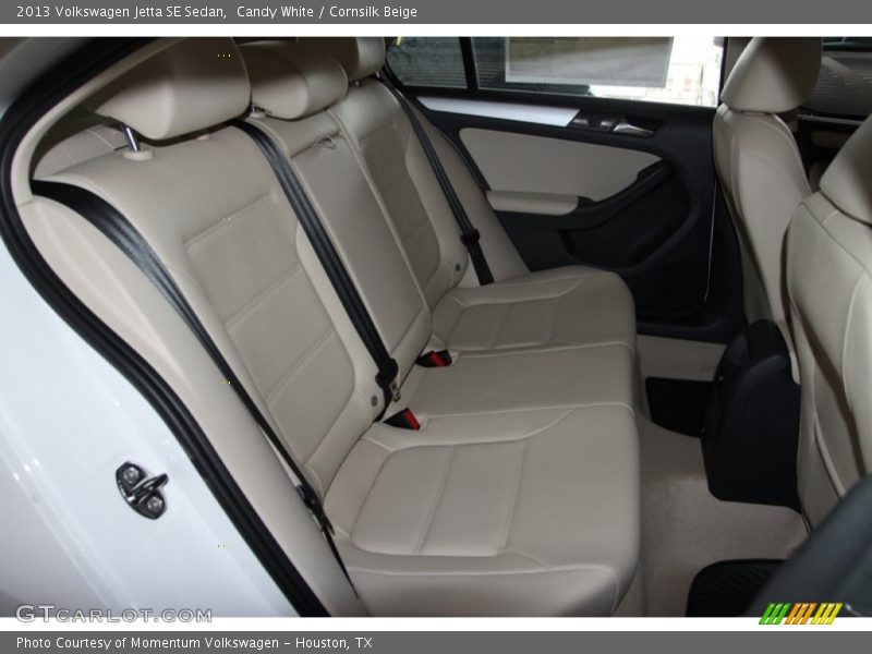 Candy White / Cornsilk Beige 2013 Volkswagen Jetta SE Sedan
