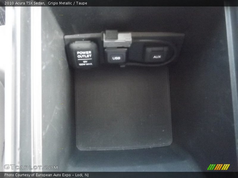 Grigio Metallic / Taupe 2010 Acura TSX Sedan