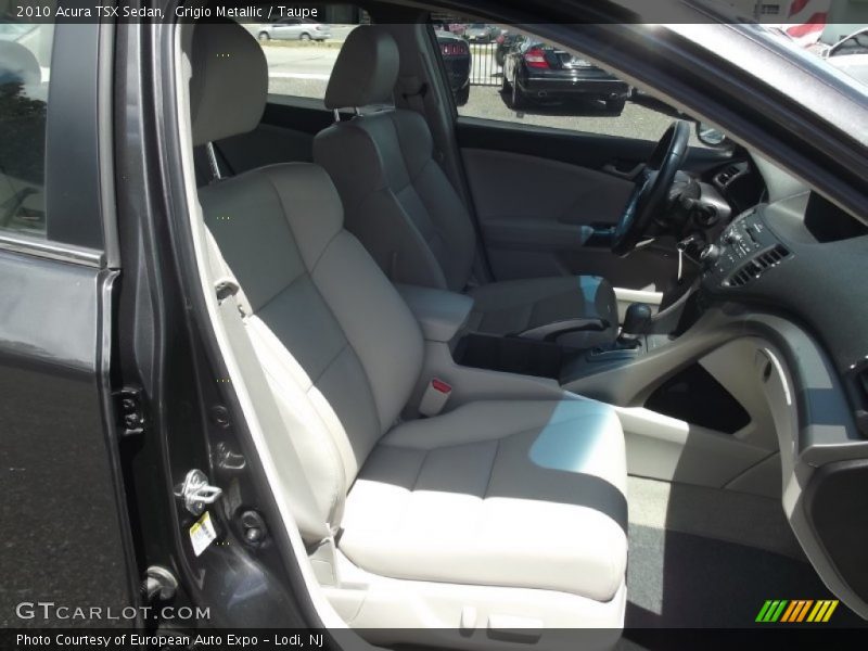 Grigio Metallic / Taupe 2010 Acura TSX Sedan