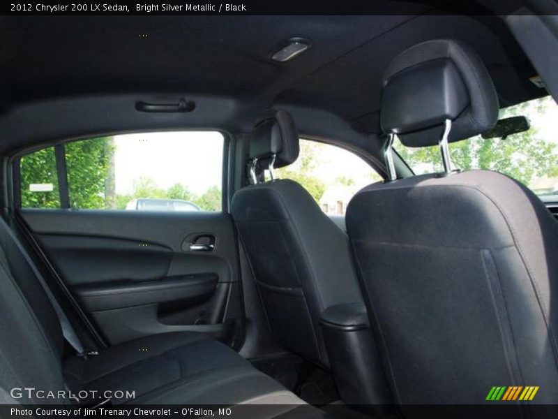 Bright Silver Metallic / Black 2012 Chrysler 200 LX Sedan