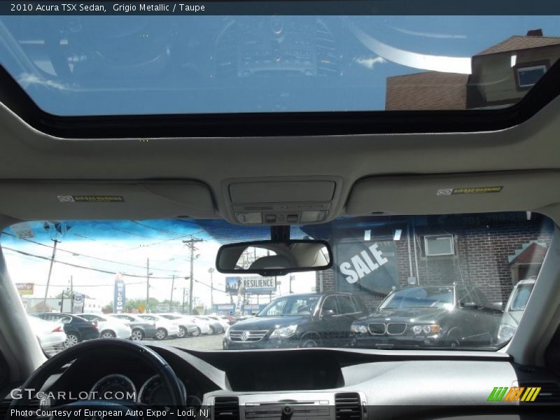 Grigio Metallic / Taupe 2010 Acura TSX Sedan