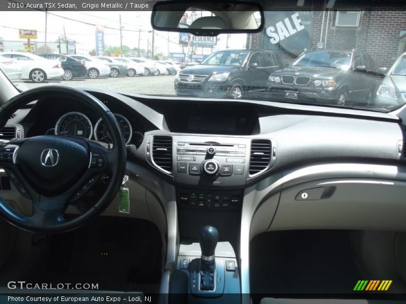 Grigio Metallic / Taupe 2010 Acura TSX Sedan