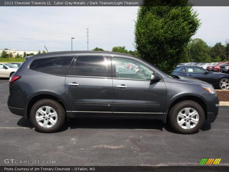 Cyber Gray Metallic / Dark Titanium/Light Titanium 2013 Chevrolet Traverse LS