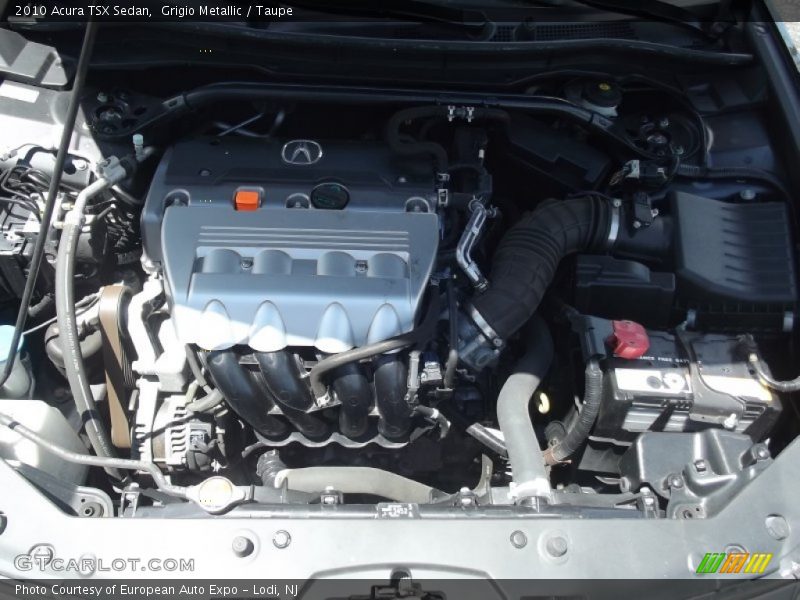 Grigio Metallic / Taupe 2010 Acura TSX Sedan