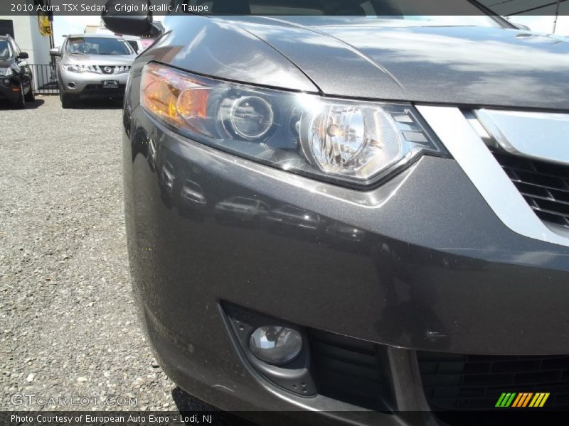 Grigio Metallic / Taupe 2010 Acura TSX Sedan