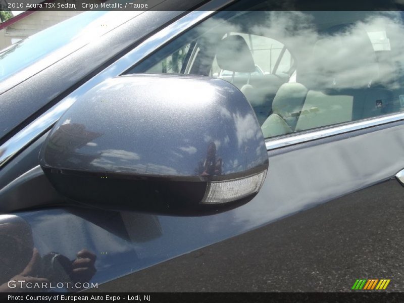 Grigio Metallic / Taupe 2010 Acura TSX Sedan