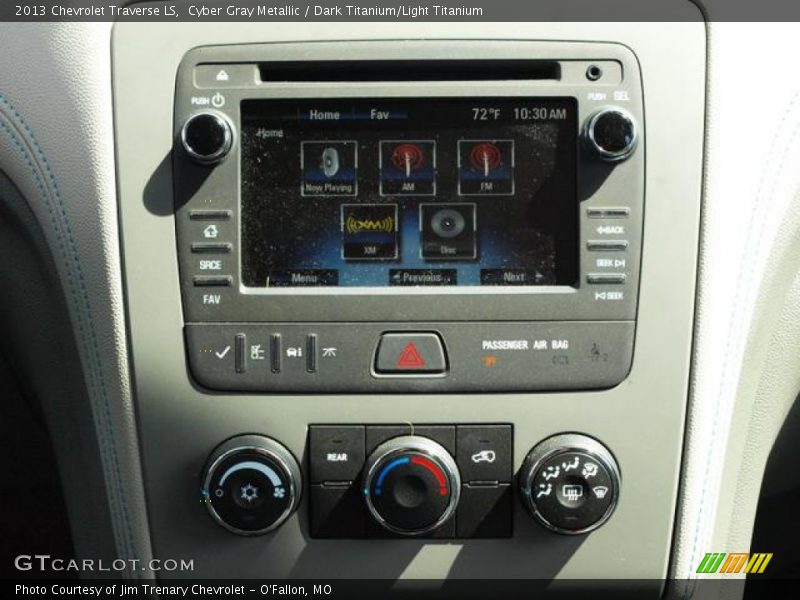 Cyber Gray Metallic / Dark Titanium/Light Titanium 2013 Chevrolet Traverse LS