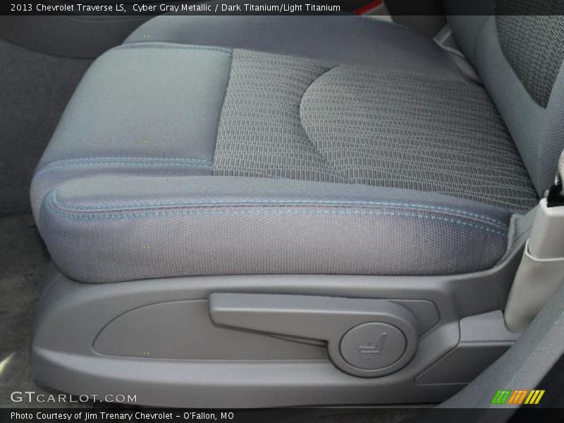 Cyber Gray Metallic / Dark Titanium/Light Titanium 2013 Chevrolet Traverse LS
