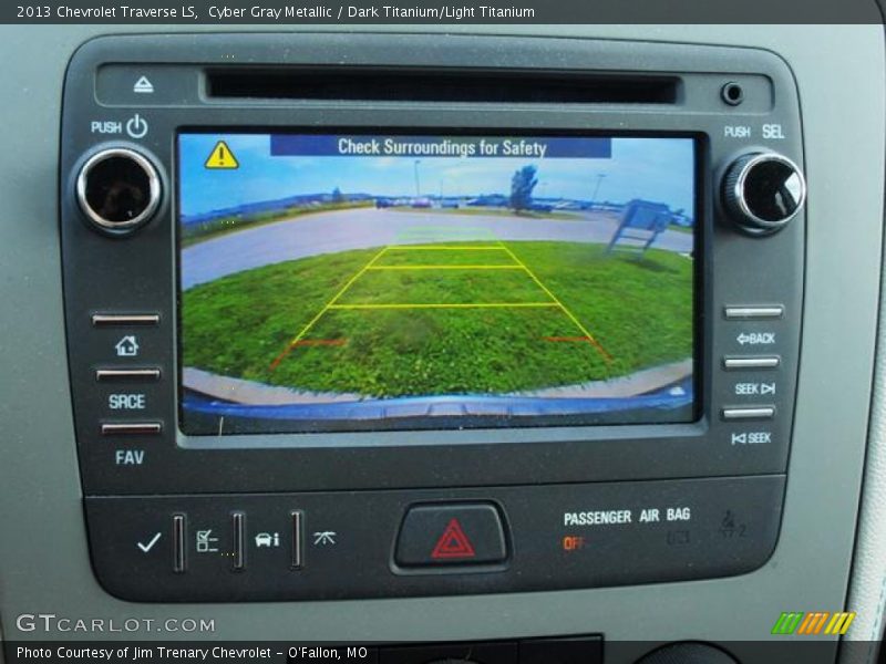 Cyber Gray Metallic / Dark Titanium/Light Titanium 2013 Chevrolet Traverse LS
