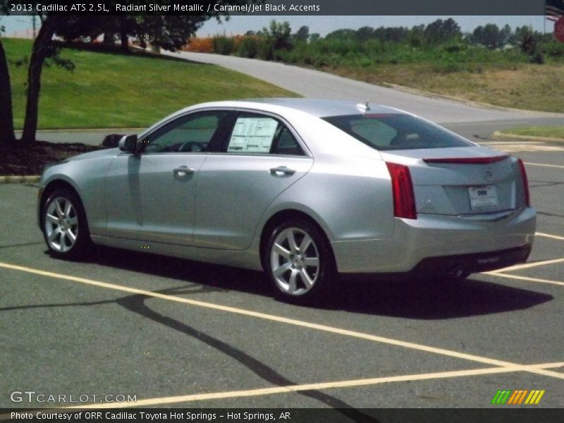 Radiant Silver Metallic / Caramel/Jet Black Accents 2013 Cadillac ATS 2.5L