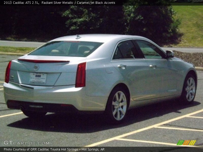 Radiant Silver Metallic / Caramel/Jet Black Accents 2013 Cadillac ATS 2.5L