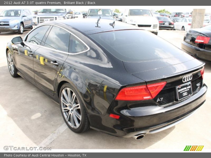 Brilliant Black / Black 2012 Audi A7 3.0T quattro Premium