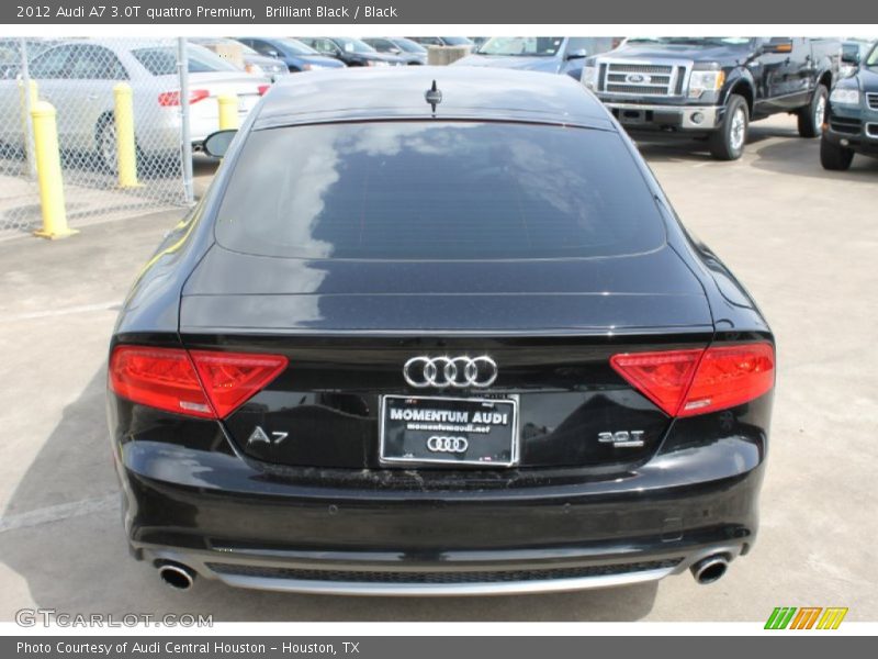 Brilliant Black / Black 2012 Audi A7 3.0T quattro Premium