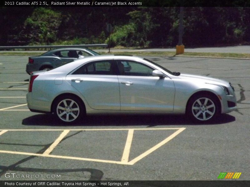 Radiant Silver Metallic / Caramel/Jet Black Accents 2013 Cadillac ATS 2.5L