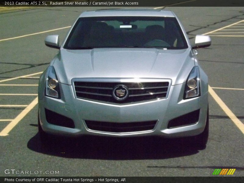 Radiant Silver Metallic / Caramel/Jet Black Accents 2013 Cadillac ATS 2.5L