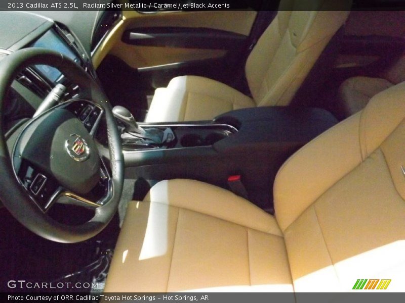 Radiant Silver Metallic / Caramel/Jet Black Accents 2013 Cadillac ATS 2.5L