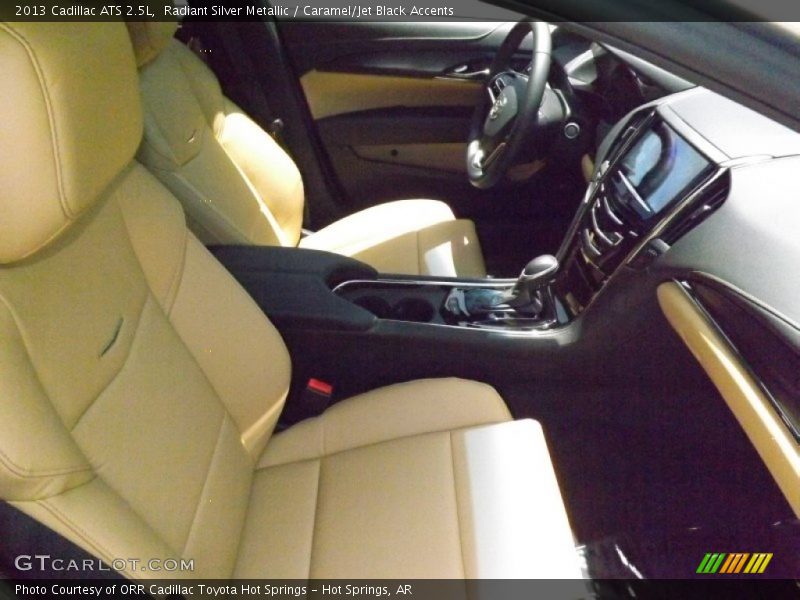 Radiant Silver Metallic / Caramel/Jet Black Accents 2013 Cadillac ATS 2.5L