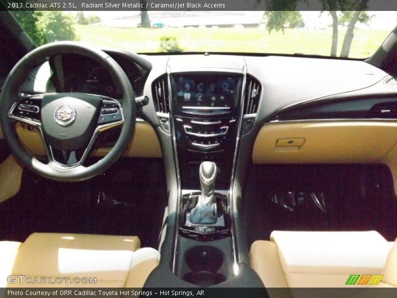 Radiant Silver Metallic / Caramel/Jet Black Accents 2013 Cadillac ATS 2.5L