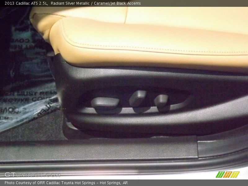 Radiant Silver Metallic / Caramel/Jet Black Accents 2013 Cadillac ATS 2.5L