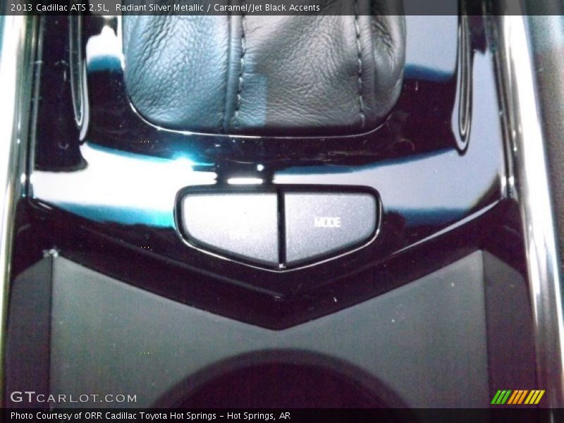 Radiant Silver Metallic / Caramel/Jet Black Accents 2013 Cadillac ATS 2.5L