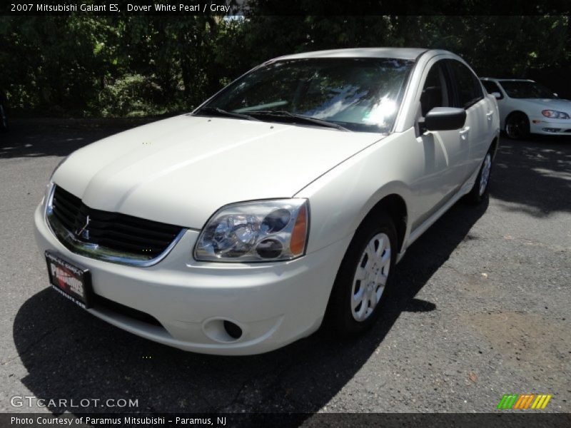 Dover White Pearl / Gray 2007 Mitsubishi Galant ES