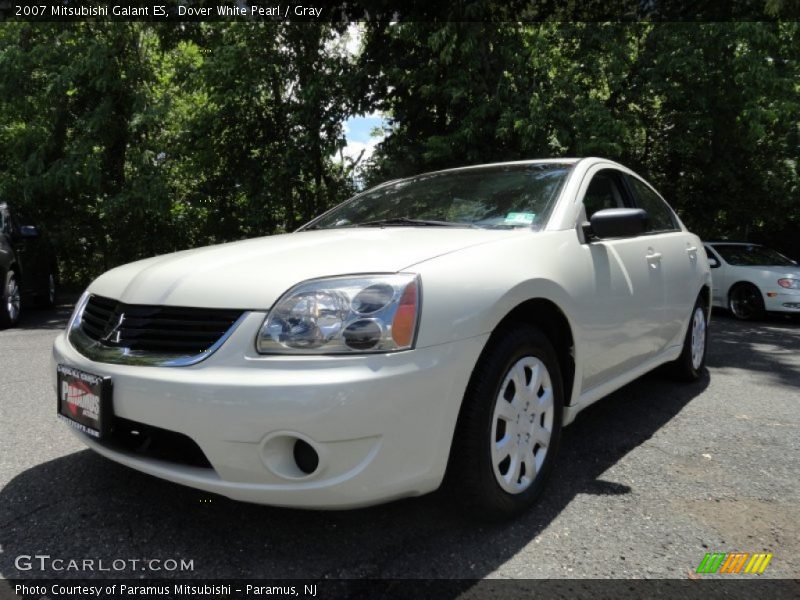 Dover White Pearl / Gray 2007 Mitsubishi Galant ES