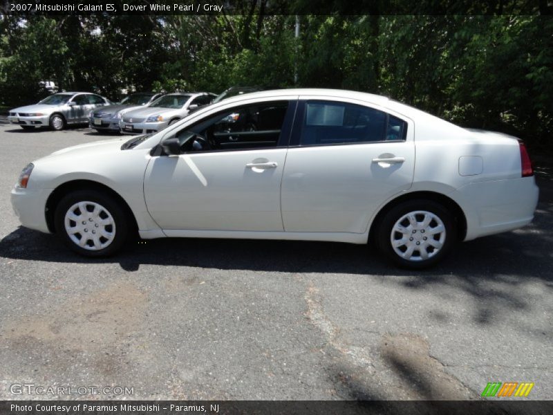 Dover White Pearl / Gray 2007 Mitsubishi Galant ES