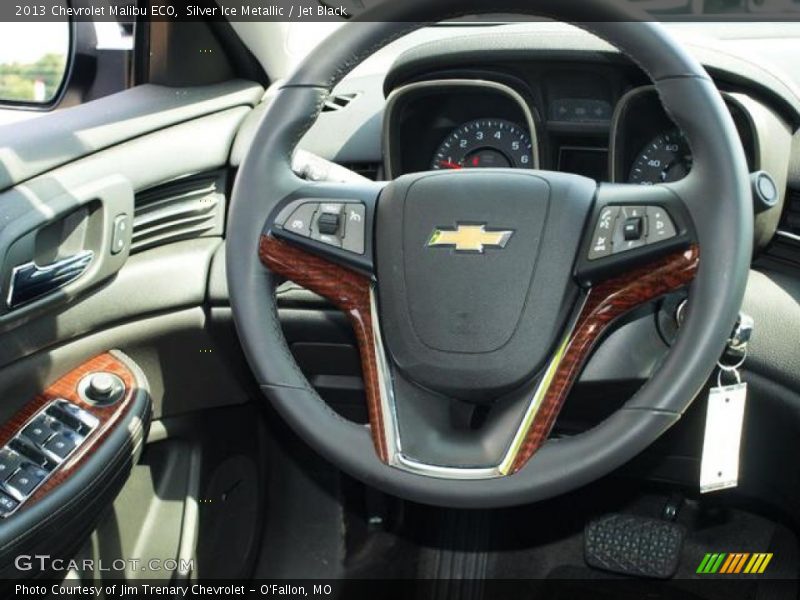 Silver Ice Metallic / Jet Black 2013 Chevrolet Malibu ECO