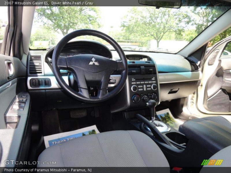 Dover White Pearl / Gray 2007 Mitsubishi Galant ES