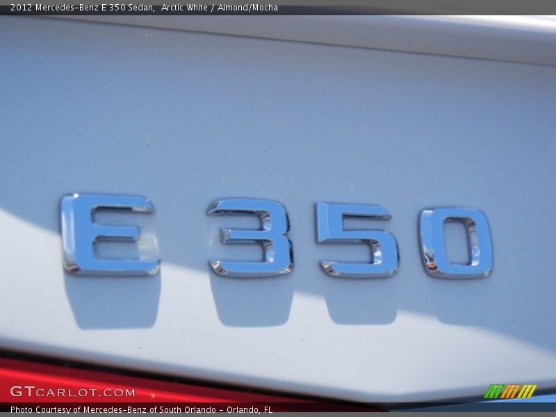 Arctic White / Almond/Mocha 2012 Mercedes-Benz E 350 Sedan