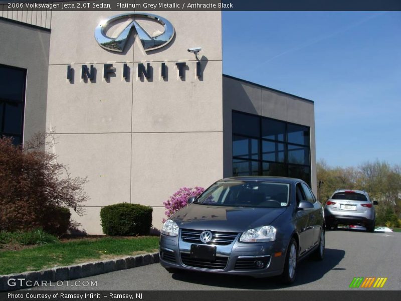 Platinum Grey Metallic / Anthracite Black 2006 Volkswagen Jetta 2.0T Sedan