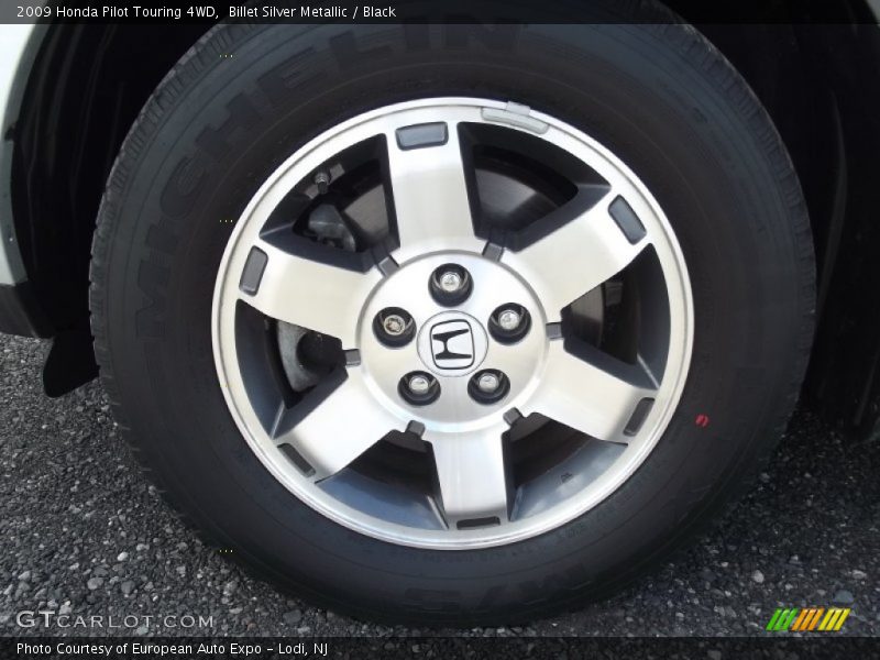 Billet Silver Metallic / Black 2009 Honda Pilot Touring 4WD