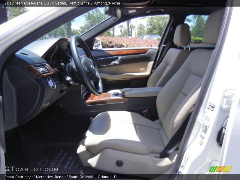 Arctic White / Almond/Mocha 2012 Mercedes-Benz E 350 Sedan
