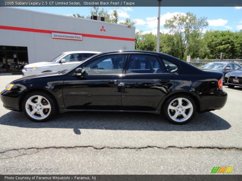 Obsidian Black Pearl / Taupe 2005 Subaru Legacy 2.5 GT Limited Sedan