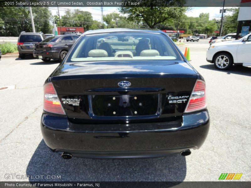 Obsidian Black Pearl / Taupe 2005 Subaru Legacy 2.5 GT Limited Sedan