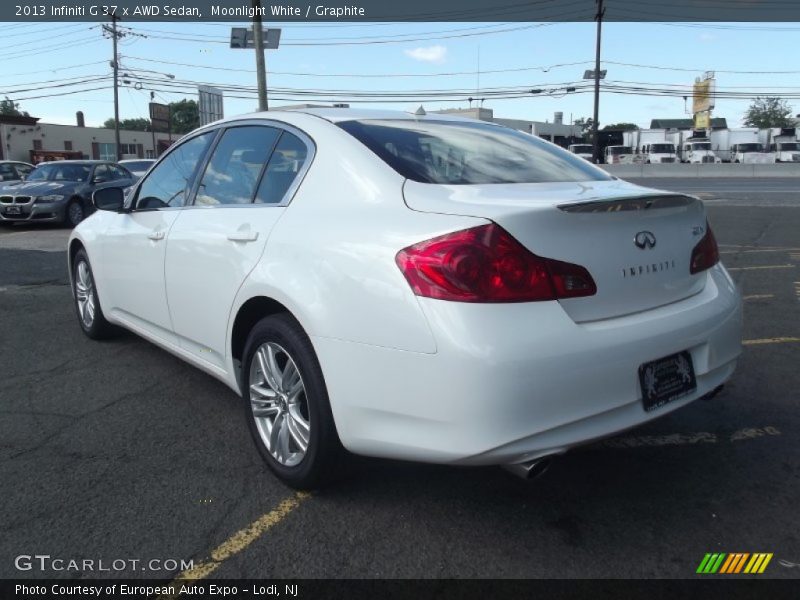 Moonlight White / Graphite 2013 Infiniti G 37 x AWD Sedan