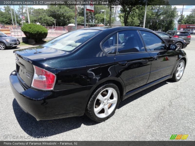 Obsidian Black Pearl / Taupe 2005 Subaru Legacy 2.5 GT Limited Sedan