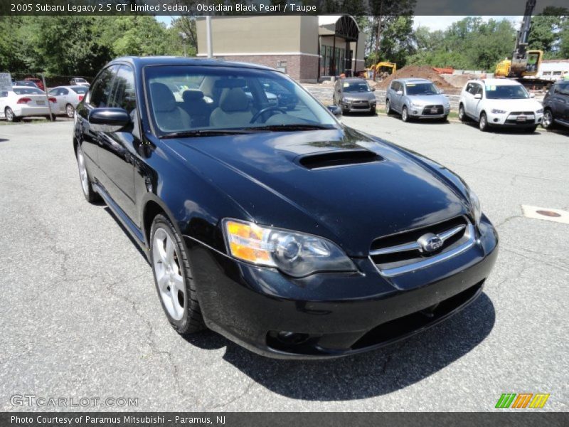 Obsidian Black Pearl / Taupe 2005 Subaru Legacy 2.5 GT Limited Sedan