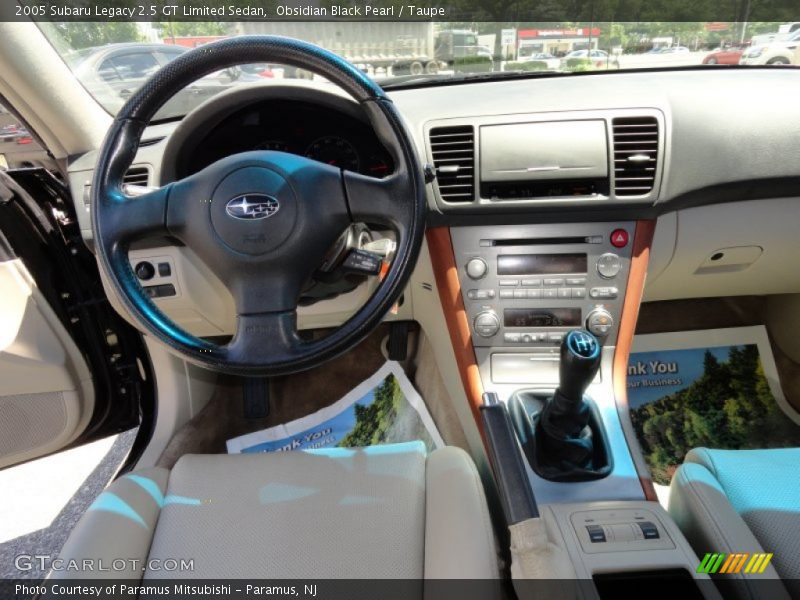 Obsidian Black Pearl / Taupe 2005 Subaru Legacy 2.5 GT Limited Sedan