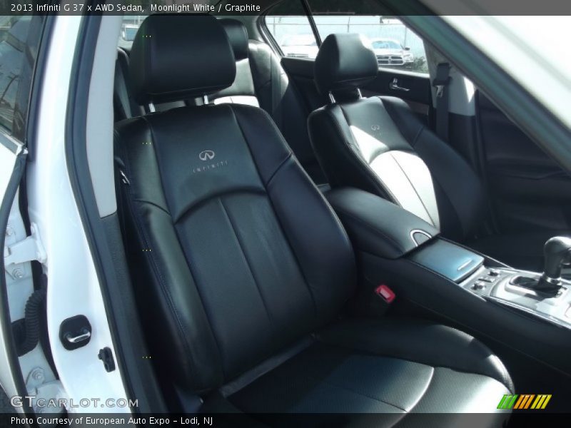 Moonlight White / Graphite 2013 Infiniti G 37 x AWD Sedan